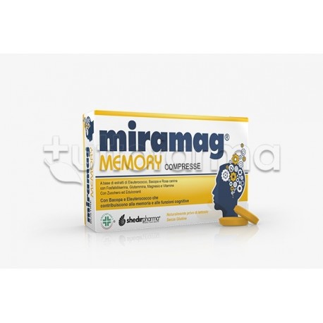 Shedir Miramag Memory Integratore per Memoria 40 Compresse