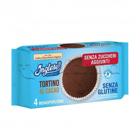 Inglese Tortino al Cacao Senza Glutine e Senza Zuccheri Aggiunti 4 Monoporzioni Inglese Tortino al Cacao Senza Glutine e Senza Zuccheri Aggiunti 4 Monoporzioni