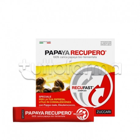 Zuccari Papaya Recupero Integratore Ricostituente 14 Stick