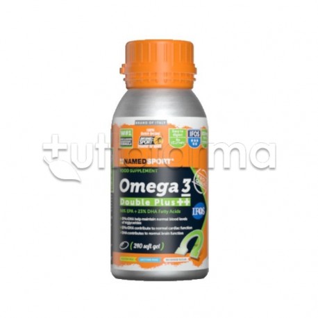 Named Sport Omega 3 Double Plus Integratore con Omega 3 240 Capsule Named Sport Omega 3 Double Plus Integratore con Omega 3 240 Capsule