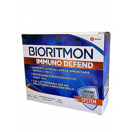 Bioritmon Immuno Defend Integratore per Sistema Immunitario 12 Bustine
