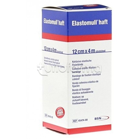 Benda Elastica Autoadesiva Elastomull Haft per Supporto 12x400 cm Benda Elastica Autoadesiva Elastomull Haft per Supporto 12x400 cm