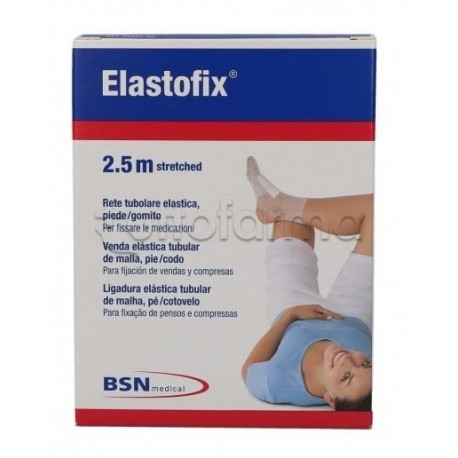 Elastofix Benda Elastica Piede e Gomito per Medicazioni 250cm