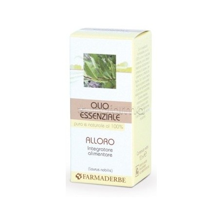 Farmaderbe Olio Essenziale Di Alloro per Gas Intestinali 10ml