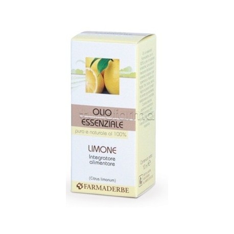 Farmaderbe Olio Essenziale Limone per Digestione 10ml Farmaderbe Olio Essenziale Limone per Digestione 10ml