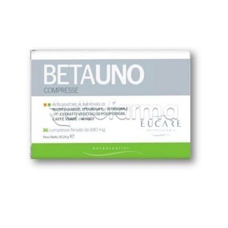 Betauno Integratore per Pelle Sana 36 Compresse Filmate