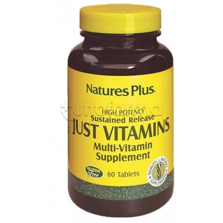 Nature' Plus  Just Vitamins Integratore Vitaminico 60 Tavolette