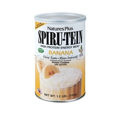 Natures Plus Spirutein Banana Integratore Proteico 544 g Natures Plus Spirutein Banana Integratore Proteico 544 g