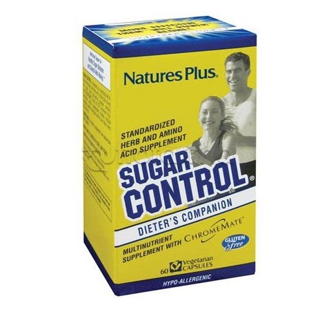Natures Plus Sugar Complex per Controllo Desiderio Zucchero 60 Capsule