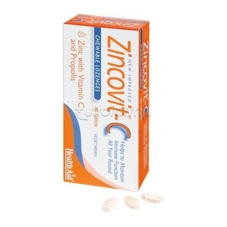Zincovit-C per Sistema Immunitario 60 Compresse Masticabili Zincovit-C per Sistema Immunitario 60 Compresse Masticabili