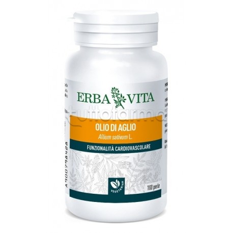 Erba Vita Olio di Aglio Integratore per il Cuore 100 Perle Erba Vita Olio di Aglio Integratore per il Cuore 100 Perle