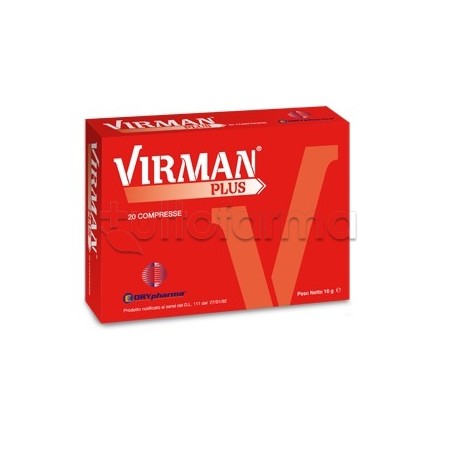 Virman Plus per Benessere Fisico e Mentale 20 Compresse