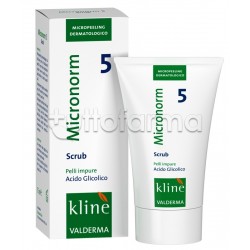Valderma Micronorm Scrub 5 per Pelli Impure 75ml Valderma Micronorm Scrub 5 per Pelli Impure 75ml