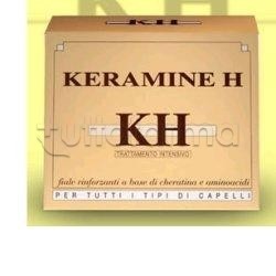 confezione Keramine H Fascia Bianca Fiale Anticaduta Capelli Rinforzante 10 Fiale da 10ml