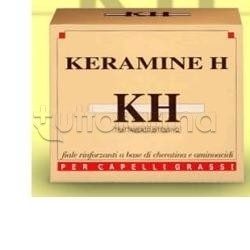 confezione Keramine H Fascia Rossa Fiale Anticaduta per Capelli Grassi 10 Fiale da 10ml