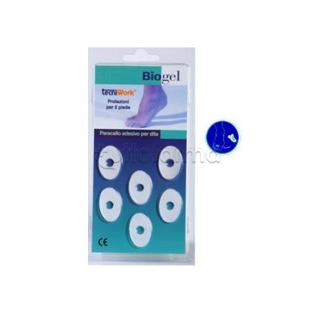 Biogel Paracallo Adesivo per Protezione Piedi 6 Pezzi