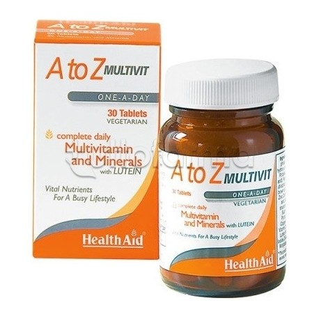 Multivit A/Z per Benessere Generale 30 Tavolette Multivit A/Z per Benessere Generale 30 Tavolette