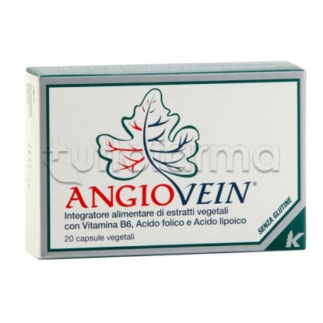 Korpo Angiovein Integratore Antiossidante e per il Microcircolo 20 Capsule Gelatina Korpo Angiovein Integratore Antiossidante e per il Microcircolo 20 Capsule Gelatina