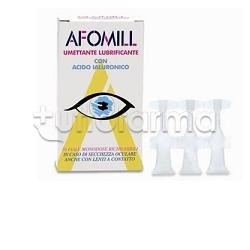 Afomill Lubrificante Gocce Oculari Monodose 10 Fiale 0,5ml