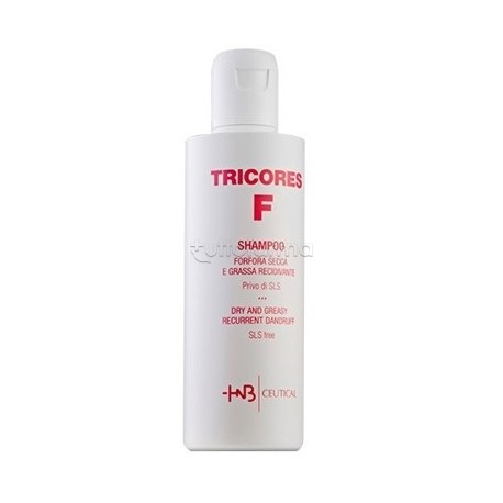 Tricores F Shampoo antiforfora per cute sensibile 200ml Tricores F Shampoo antiforfora per cute sensibile 200ml