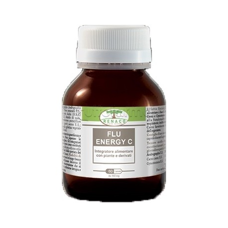 Renaco Flu Energy C Integratore per Difese Immunitarie 60 Capsule Renaco Flu Energy C Integratore per Difese Immunitarie 60 Capsule