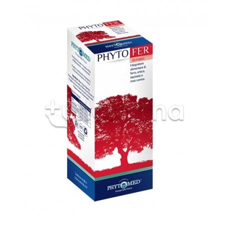 Phytofer Sciroppo integratore di ferro per energia e benessere 200 ml Phytofer Sciroppo integratore di ferro per energia e benessere 200 ml