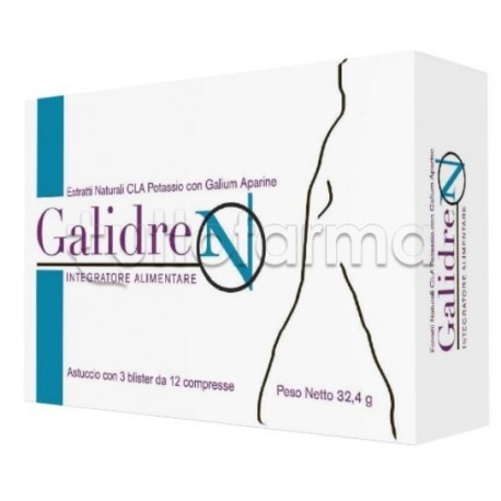 Confezione con Galidren Integratore Antiossidante 36 Compresse Singole Confezione con Galidren Integratore Antiossidante 36 Compresse Singole