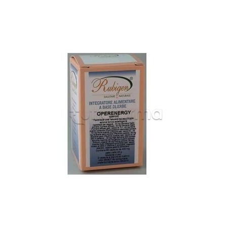 Rubigen Operenergy Integratore Energetico per Energia Fisica e Mentale 60 Capsule Rubigen Operenergy Integratore Energetico per Energia Fisica e Mentale 60 Capsule