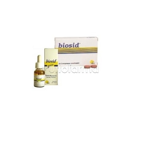 Biosid Gocce integratore di ferro e acido folico per carenza e anemia 15ml