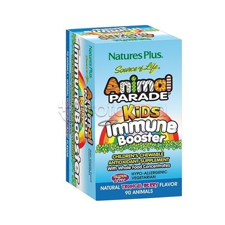 Natures Plus Animal Parade Immune Booster per Sistema Immunitario 90 Tavolette Natures Plus Animal Parade Immune Booster per Sistema Immunitario 90 Tavolette