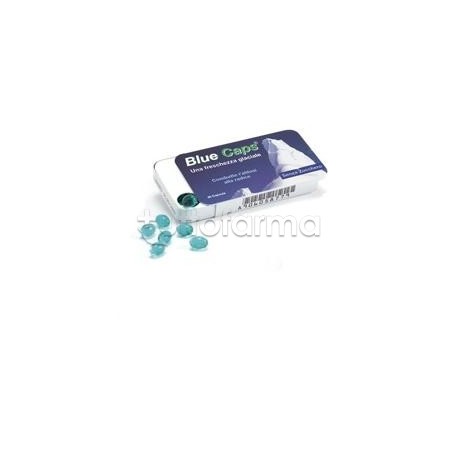 Blue Caps Menta per Alito Fresco e Prevenzione Carie 40 Capsule Blue Caps Menta per Alito Fresco e Prevenzione Carie 40 Capsule