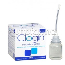 Clogin Lavanda Vaginale 5 Flaconi Da 100ml + 5 Cannule Vaginali Clogin Lavanda Vaginale 5 Flaconi Da 100ml + 5 Cannule Vaginali