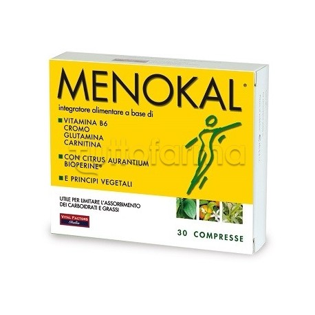Menokal Integratore per il Peso Corporeo 30 Compresse