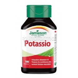 Scatola con Jamieson Potassio Integratore per Muscoli 100 Compresse Scatola con Jamieson Potassio Integratore per Muscoli 100 Compresse