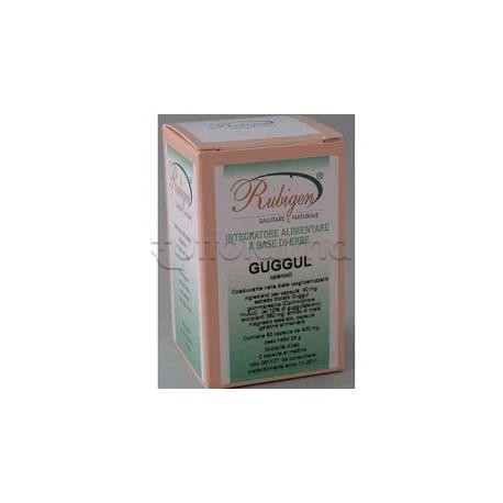 Rubigen Gugul integratore per metabolismo e controllo glicemia 60 capsule Rubigen Gugul integratore per metabolismo e controllo glicemia 60 capsule
