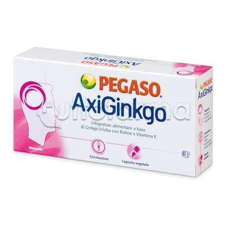 Axiginkgo integratore per memoria e funzioni cognitive 60 capsule vegetali Axiginkgo integratore per memoria e funzioni cognitive 60 capsule vegetali