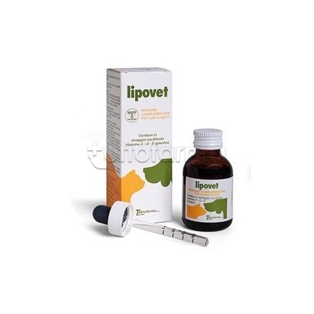 Lipovet per Salute e Benessere Animali Flacone 50ml Lipovet per Salute e Benessere Animali Flacone 50ml