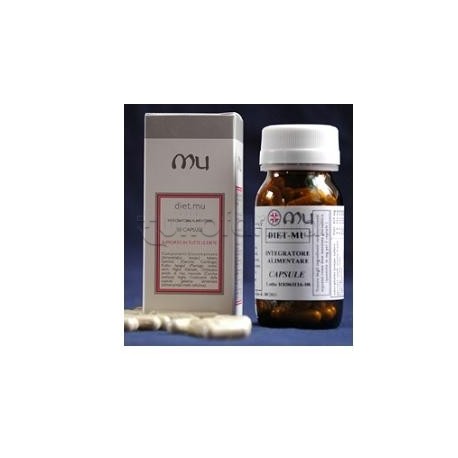 Diet Mu Integratore per Controllo Peso Corporeo 50 Capsule Diet Mu Integratore per Controllo Peso Corporeo 50 Capsule