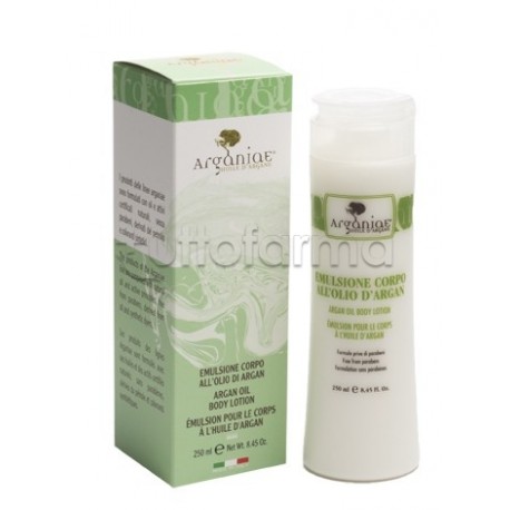 Emulsione corpo all'olio di argan per Pelle Idratata e Morbida Flacone da 250 ml