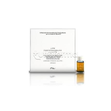 Lipo Fosfatidilcolina forte per Adiposità Localizzata 10 Flaconcini da 10ml