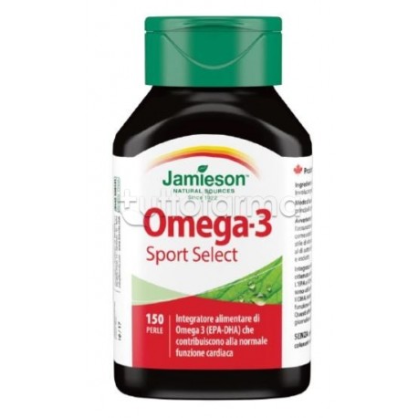 Biovita Jamieson Omega-3 Sport Select Integratore per Cuore e Occhi 150 Perle Singole Biovita Jamieson Omega-3 Sport Select Integratore per Cuore e Occhi 150 Perle Singole