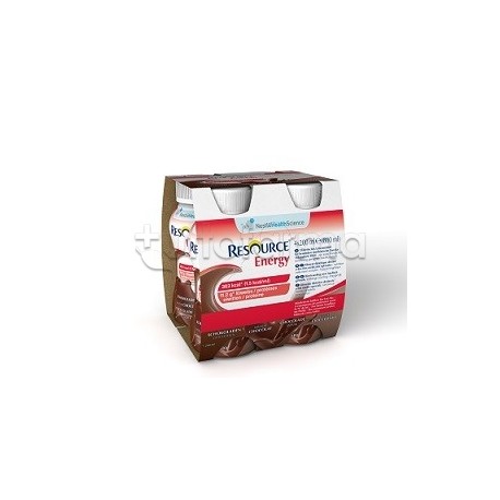 Resource Energy Cioccolato per Integrazione Energetica 4 Bottiglie da 200ml Resource Energy Cioccolato per Integrazione Energetica 4 Bottiglie da 200ml
