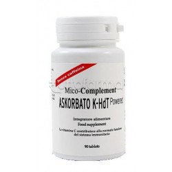 Askorbato K-HdT Powered Integratore Sistema Immunitario 90 Compresse Askorbato K-HdT Powered Integratore Sistema Immunitario 90 Compresse