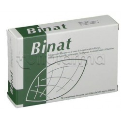 Binat Integratore per Unghie e Capelli 30 Compresse Binat Integratore per Unghie e Capelli 30 Compresse