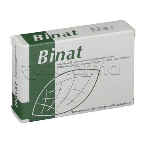 Binat Integratore per Unghie e Capelli 30 Compresse