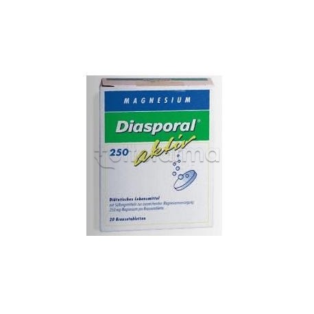 Dott. Cagnola Magnesium Diasporal 250 Aktiv 20 Compresse Effervescenti Dott. Cagnola Magnesium Diasporal 250 Aktiv 20 Compresse Effervescenti