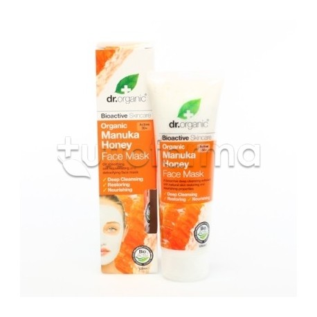Dr Organic Manuka Honey Face Mask per Pelle Rigenerata 125ml