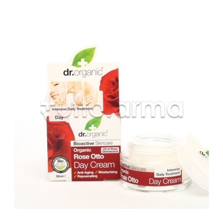Dr Organic Rose Otto Crema Viso Giorno per Idratazione 50ml Dr Organic Rose Otto Crema Viso Giorno per Idratazione 50ml