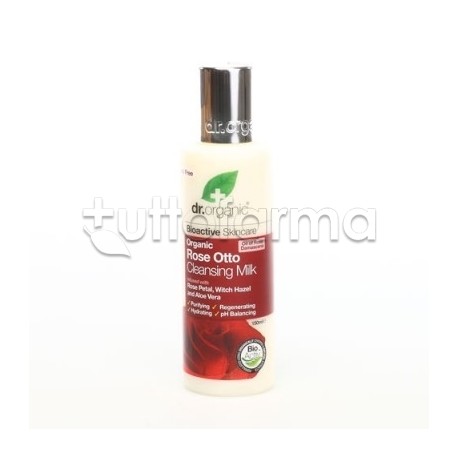 Dr Organic Rose Otto Cleansing Milk per Pelli Stanche 150ml Dr Organic Rose Otto Cleansing Milk per Pelli Stanche 150ml