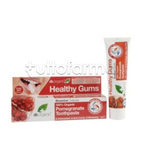 Dr Organic Pomegranate Melograno Toothpaste Dentifricio naturale sbiancante e protettivo 100 ml Dr Organic Pomegranate Melograno Toothpaste Dentifricio naturale sbiancante e protettivo 100 ml